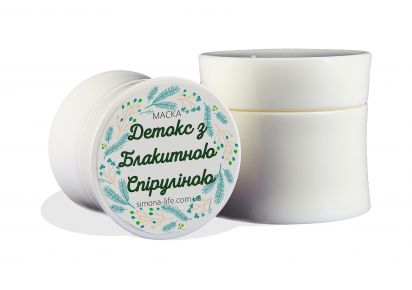 маска зі спіруліною для обличчя