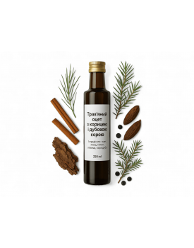 Трав’яний оцет з корицею та дубовою корою TEST Product Alt