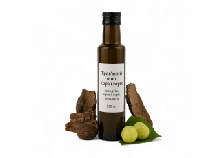 Трав’яний оцет з дубовою корою та фо-ті