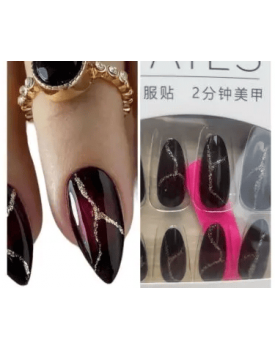 Накладні нігті з дизайном 24 шт Тіпси TEST Product Title Накладні нігті з дизайном 24 шт Тіпси TEST Product Alt