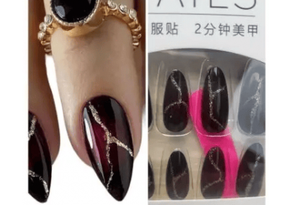 накладні нігті з дизайном