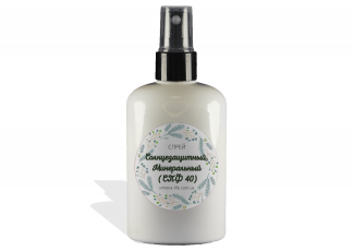 Солнцезащитный спрей, минеральный (СПФ 40)
