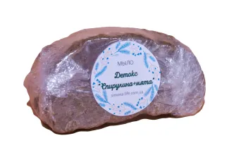 Мыло детокс Спирулина+мята