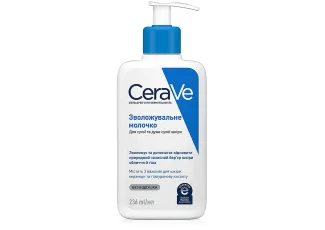 CeraVe зволожувальне молочко для сухої та дуже сухої шкіри обличчя і тіла