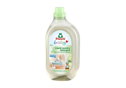 Жидкое средство для стирки детского белья Frosch Baby 1.5 л, 22 стирки, гель с экстрактом ромашки