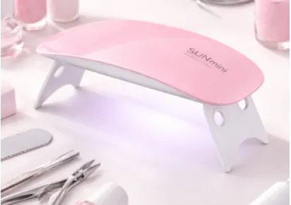 лампа для гель лаку SUN mini UV LED 6W рожева міні