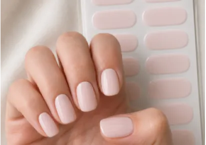 Гелеві наклейки для нігтів Gel Nail Wraps — набір смужок різних відтінків