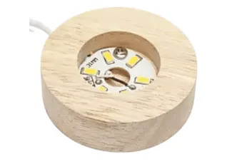 LED база з USB, 6 світлодіодів, кругла, 1.2W