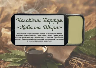 Чоловічий парфум "Кава та шкіра"
